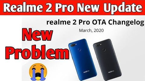 Realme 2 Pro March Update with a Bug😭New Features,VoWiFi And Both Sided Gestures
