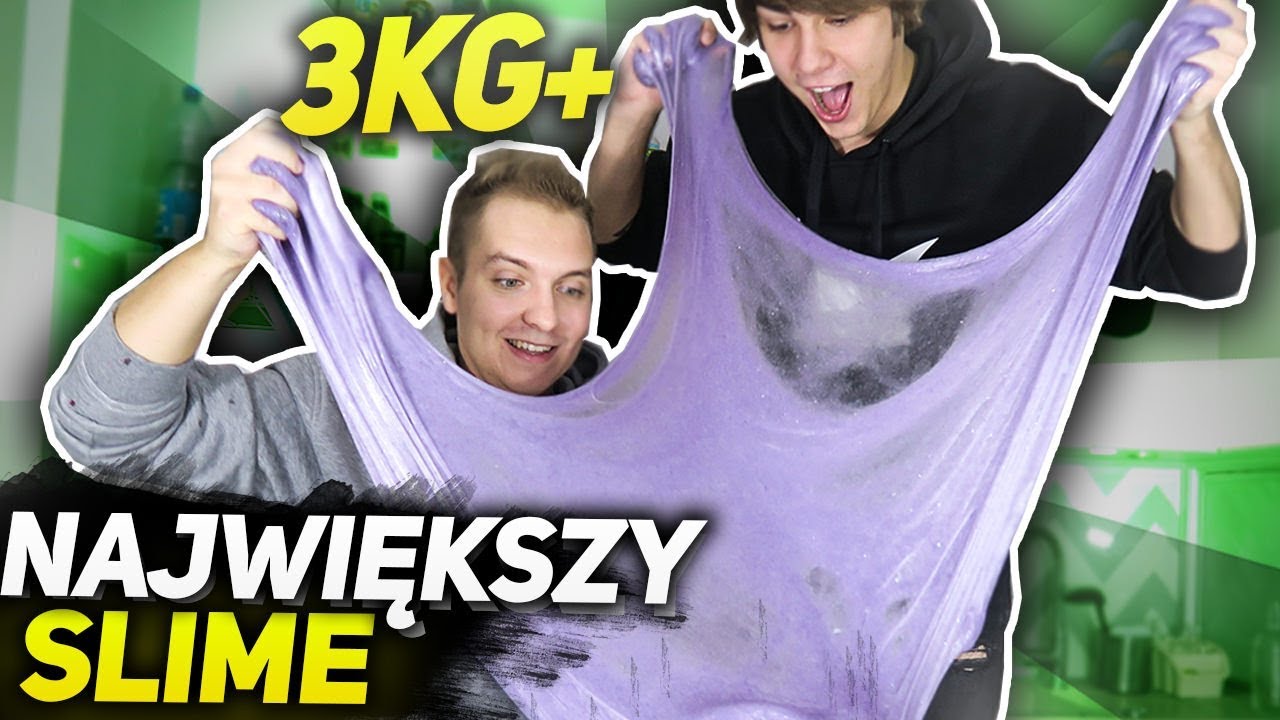Robimy 🤯 NAJWIĘKSZEGO 🤯 slime! Ponad 3 KG ❗️