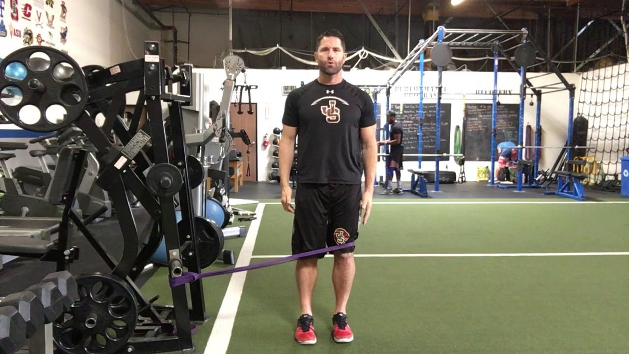 Abductor Band Reverse Lunge YouTube