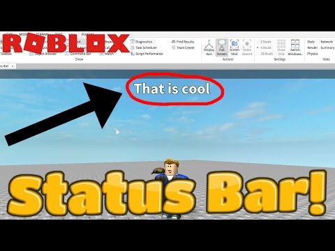 Roblox Show Status