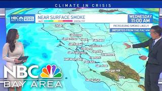 Wildfire smoke triggers air quality advisory in the Bay Area