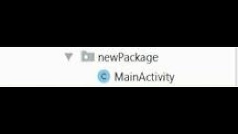 how to change package name on android studio (without any errors)