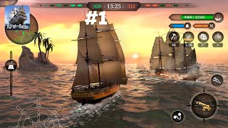King of Sails: Ship Battle - Hyper Hybrid Casual - Gameplay Walkthrough (iOS & Android) screenshot 1