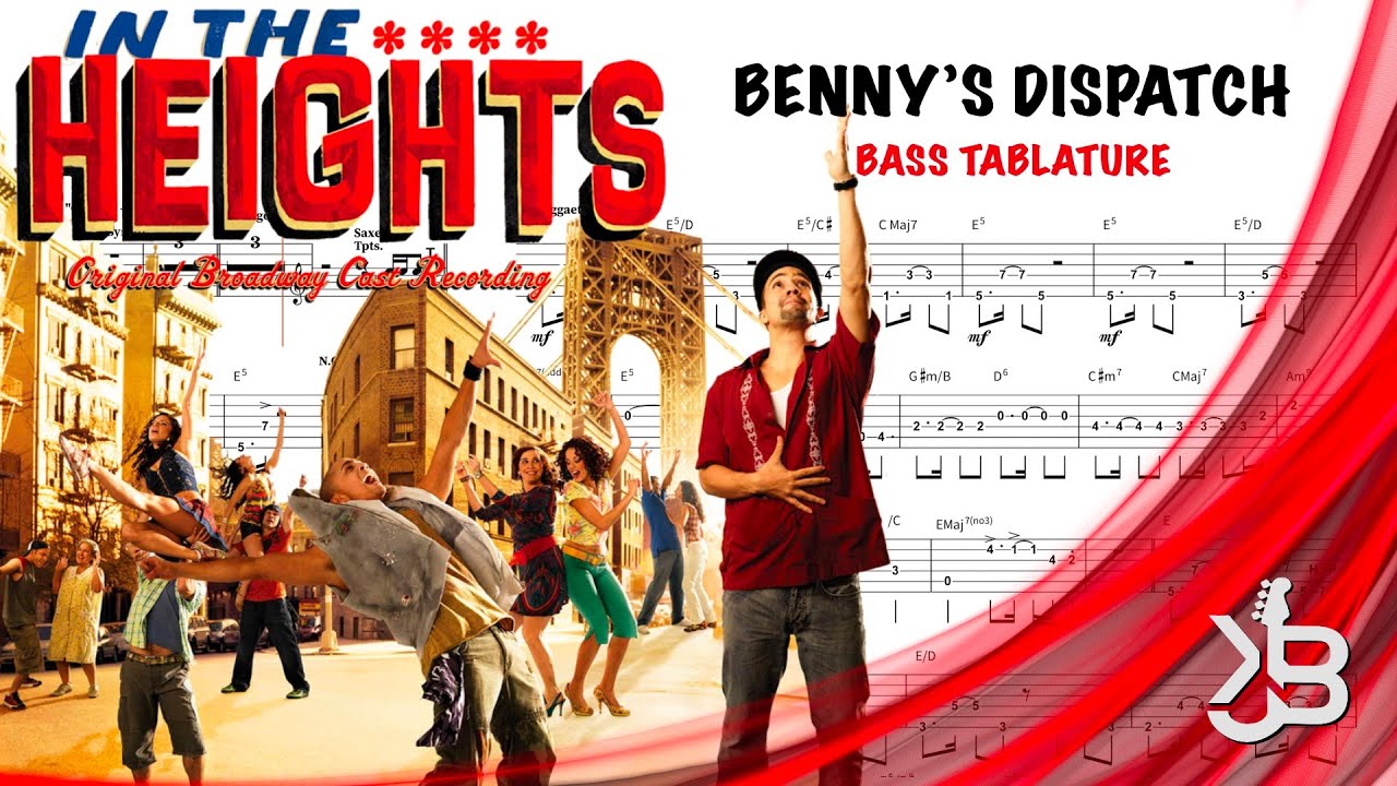 Benny's Dispatch In The Heights (Bass Guitar Tab) YouTube