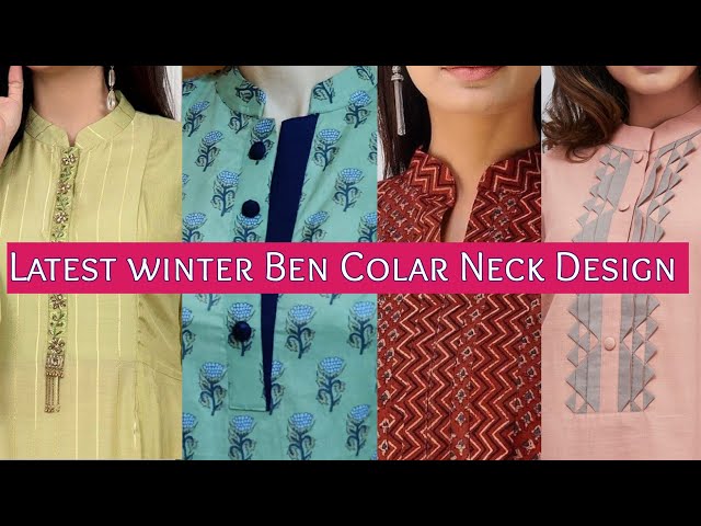 50+ Half Collar Neck Designs For Kurtis And Kameez || Half Collar Neck D...  | Kurti neck designs, Blouse neck designs, Collar kurti design