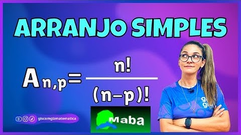 ARRANJO SIMPLES  -  Com a professora Gis