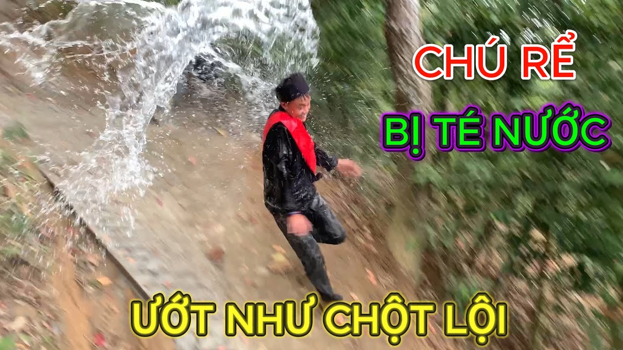 Độc Lạ! Đám Cưới Không Loa Đài,Phông Rạp - Chú Rể Bị Té Nước Ướt Như Chuột Lội.