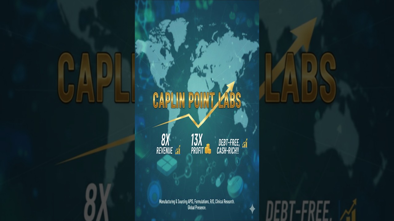 Meet Caplin Point Labs- 8x revenue, 13x profit, debt free, cash rich!! 