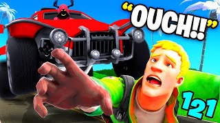 Trolling With ROCKET LEAGUE Car.. (Fortnite Update)