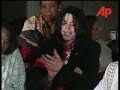 Michael Jackson honoured for his commitment to fighting AIDS in Africa 2004