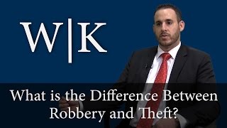 What is the Difference Between Robbery and Theft in California?