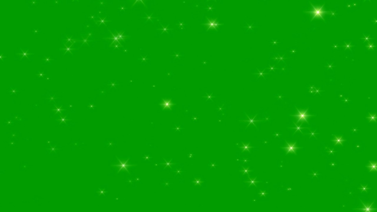 4k Glitter Star Free Green Screen Effect Youtube