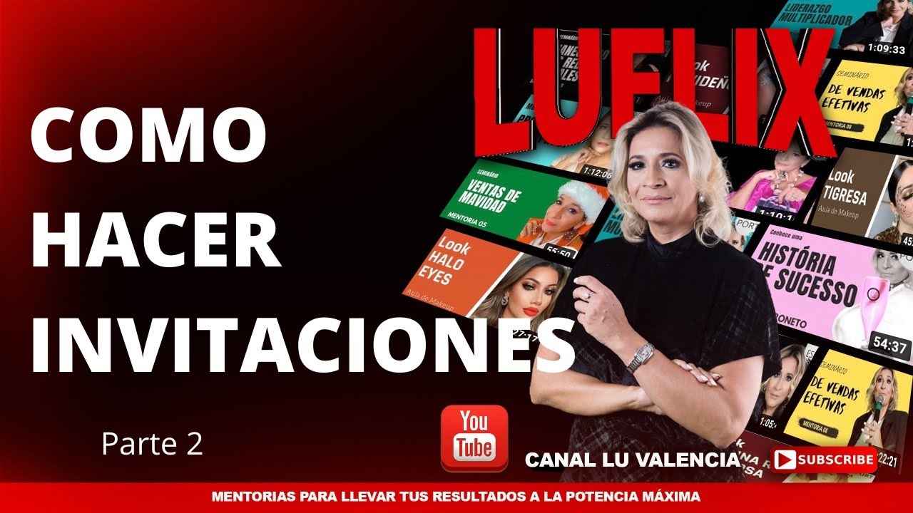 Como hacer invitaciones por WhatsApp y a empresas YouTube