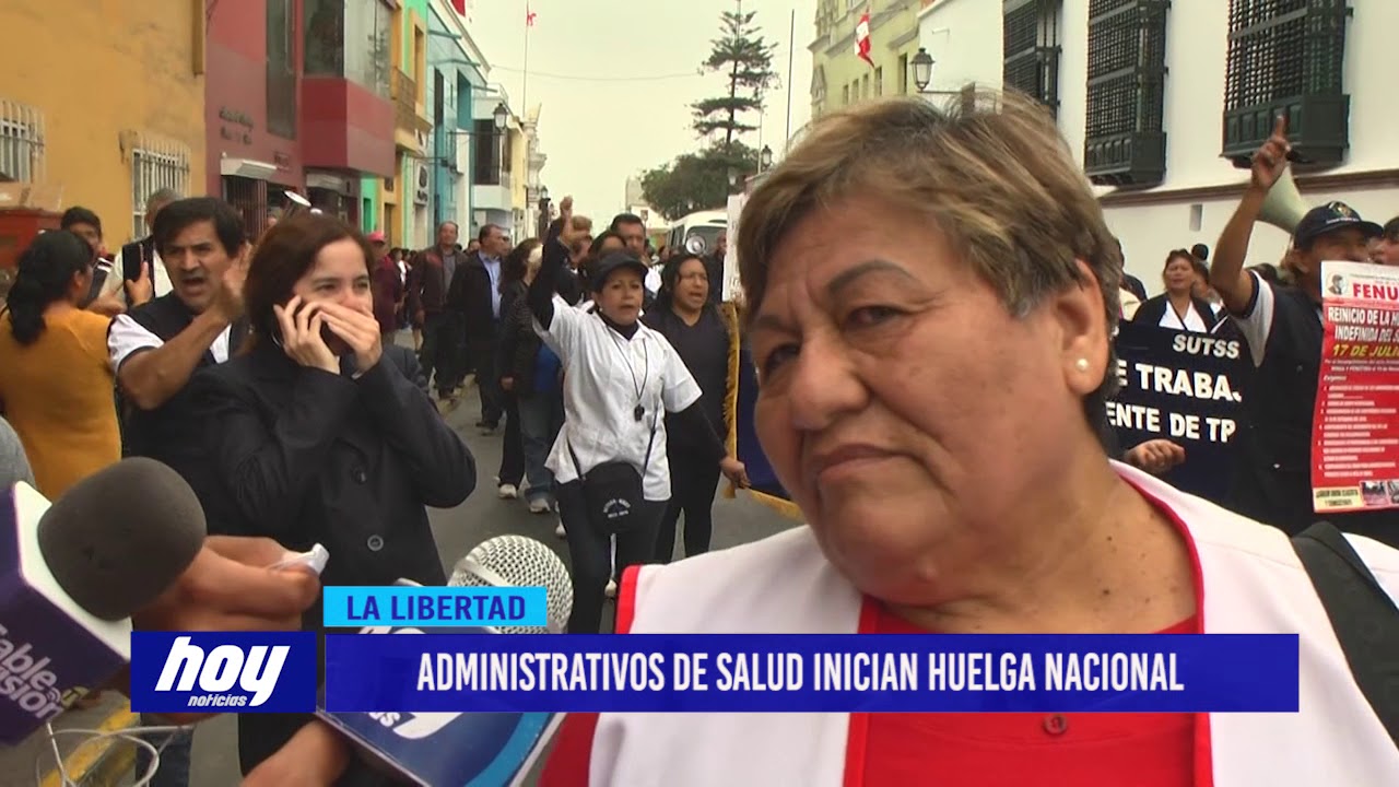 videos peruanos comicos Administrativos de salud inician huelga nacional