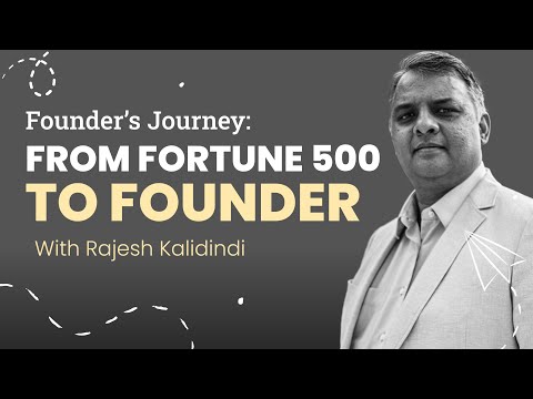 From Fortune 500 to Founder | Rajesh Kalidindi from LevaData