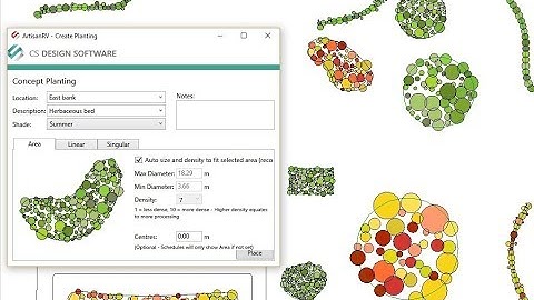CS ArtisanRV Concept Planting in Revit