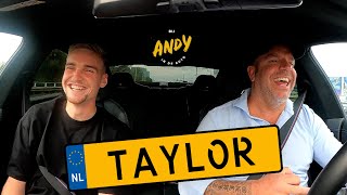 Kenneth Taylor  Bij Andy in de auto! (English subtitles)