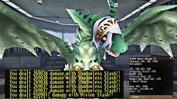 Toram Online - 9m Divine Slash using 8th Anniv Npc