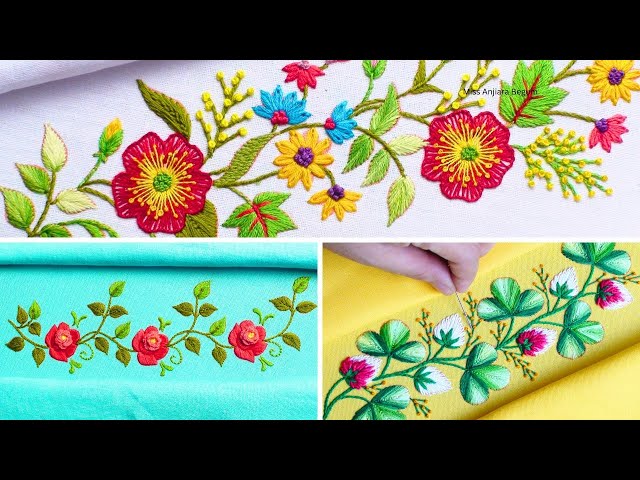 Use this embroidery fabric to embellish your home decor