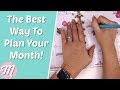 The Best Way To Plan Your Month Using The Happy Planner!