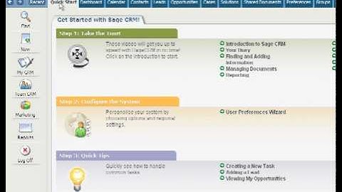 Introduction to Sage CRM