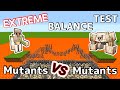 Extreme Balance Test Mutants Vs. Mutants in Minecraft