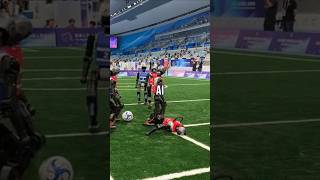 The first AI football match had issues...