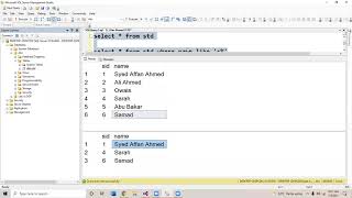 OOP Lab 9: Search bar by using SQL Wild Card Operators in WinForms Part 1 Wealth