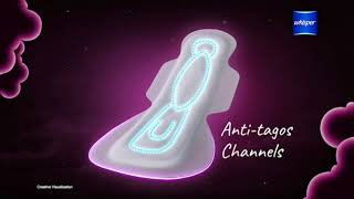 Whisper Breatheable Cottony Nights TVC Q4 2021 15s (Philippines, TV Networks Version) screenshot 4
