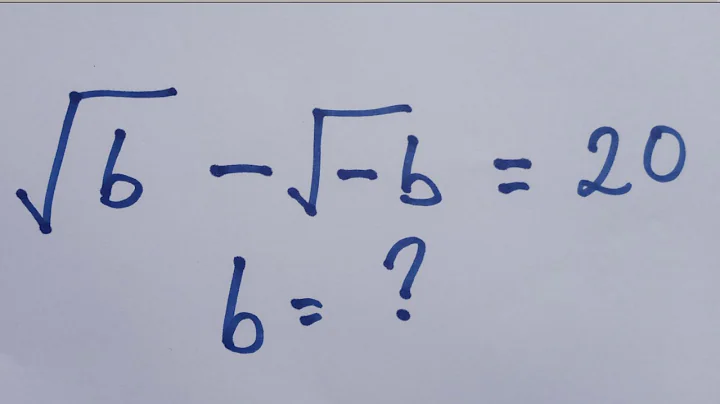 Only 10% Students solved this Radical Math Olympiad Question | Find the Value of b?