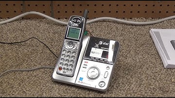 AT&T E5914B 5.8 GHz Cordless Phone | Initial Checkout