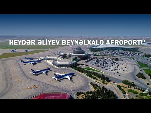 Heydər Əliyev Beynəlxalq Aeroportunun yeni görüntüləri | New aerial views of Baku Airport