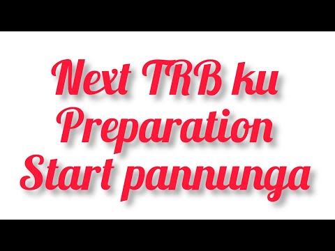 Next TRB ku prepare panna start pannunga | UG TRB | TRB Polytechnic