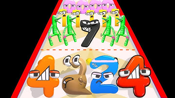 Merge number run - Merge alphabet: Lord run - merge 2048 gameplay all max levels #12345678910