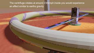 A spinning toroidal gravity facility for mars.