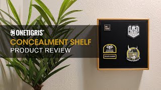 OneTigris Concealment Shelf with Patches Display Holder Panel