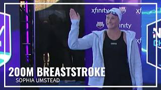 Umstead, Robillard, and Huggins Battle For Top Time in 200M Breaststroke | 2026 Toyota Nationals
