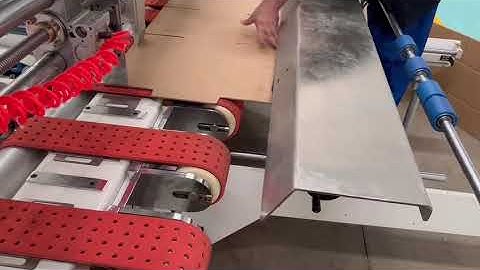 Best Quality Heavy Model Corrugated Carton Box Automatic Folder Gluer Machine Testing Running China!
