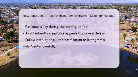 How Long Does It Take For Instagram To Review A Disabled Account? - Everyday-Networking