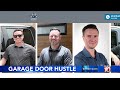 A garage door repairman tried to get inside a home where a woman was alone with her baby