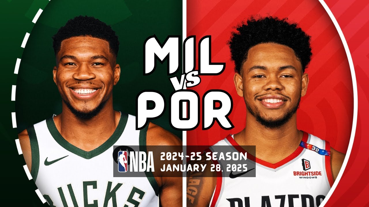 MILWAUKEE BUCKS vs PORTLAND TRAIL BLAZERS | FULL GAME HIGHLIGHTS | January 28, 2025 [1080p]