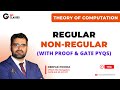 Detection of Regular, Non-Regular Languages - With PROOF & GATE PYQs | Theory of Computation
