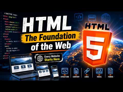 HTML - The Foundation of the Web – [Hindi] – Quick Support