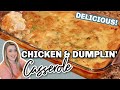 An INCREDIBLE Dump and Bake Recipe! | CHICKEN AND DUMPLING Casserole image