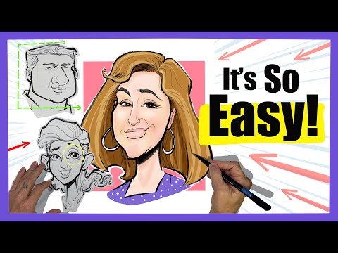 The Easiest Caricature Drawing Exercise Ever￼