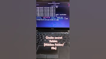 Create hidden file folder #Linux #ubuntu #shortsviral #shortvideo #shorts #viral #viralvideo #song