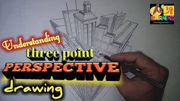Understanding 3 point Perspective in Drawing(part 2)