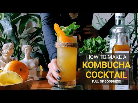 How to Make a Refreshing Tropical Rum and Kombucha Cocktail at Home