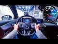 2020 mercedes amg a 45s 4matic 421hp night pov drive onboard 60fps