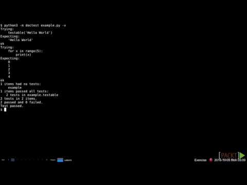 19   Getting the Most Out of docstrings 2   doctest
